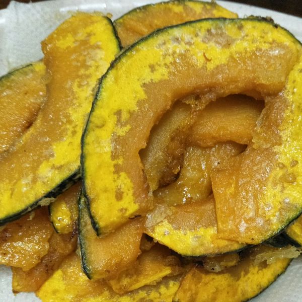 (素)酥炸南瓜.薑絲南瓜(一顆兩吃) : ViVi一起做