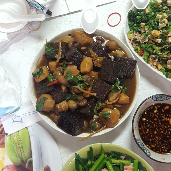 \\必學熱炒-三杯滷米血杏鮑菇//：伶子 一起做