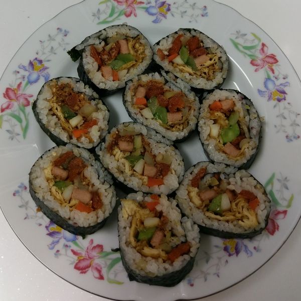 好吃壽司捲「元本山海苔」 : 呂雅鈴一起做