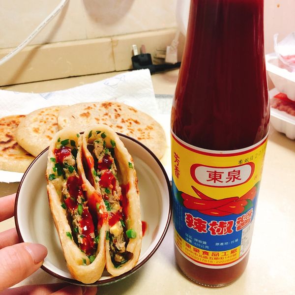 豬肉韭菜餡餅 : 左二
一起做