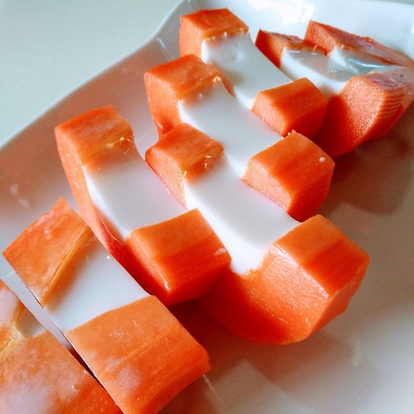 木瓜奶酪 Papaya Cotta : Fion Yu一起做