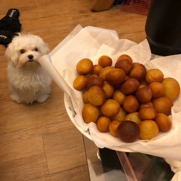 🍠香~Q~酥~脆~地瓜球🍠：Valaria 一起做