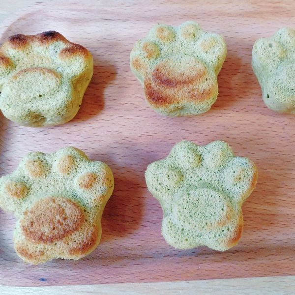 ❤毛毛❤無油貓掌肉鬆蒸蛋糕 : Nina YU一起做