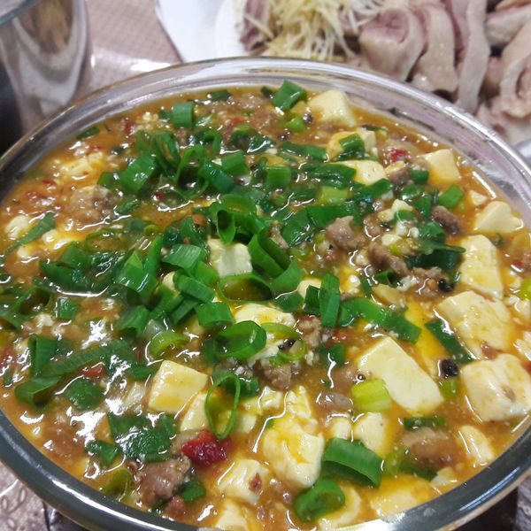 麻婆豆腐 : 林信一起做