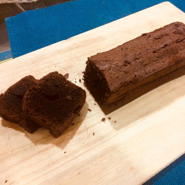 巧克力磅蛋糕（無泡打粉） : Kimberly一起做