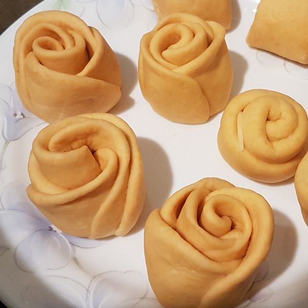 玫瑰花捲饅頭（南瓜&紫薯）：Chiaushiuan Yang 一起做