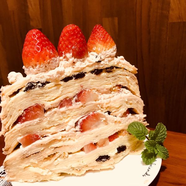 法式千層蛋糕 : susu一起做