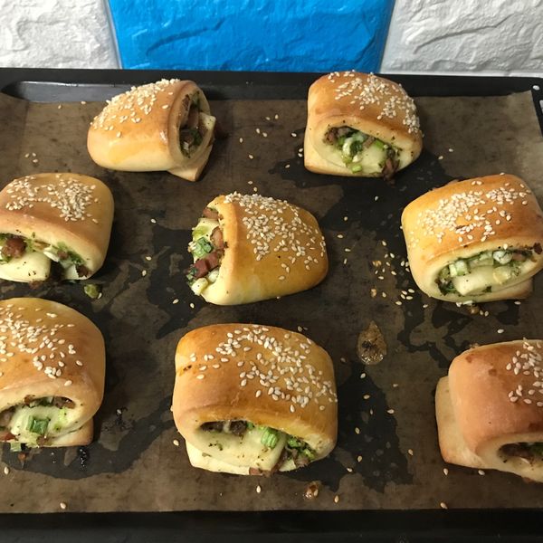 迷你蔥燒餅 : 跪婦的日常一起做