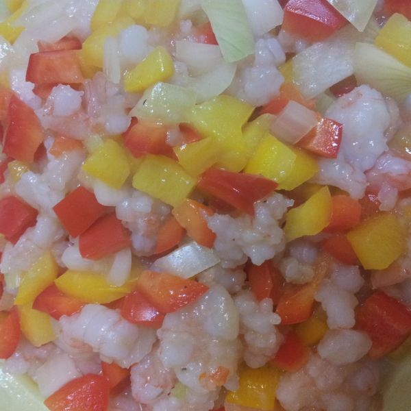 【阿嬌生活廚房】彩椒蝦鬆：杜碧芳 一起做