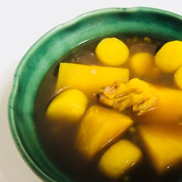 超簡單黑糖薑汁地瓜湯 : CHIA LIN一起做