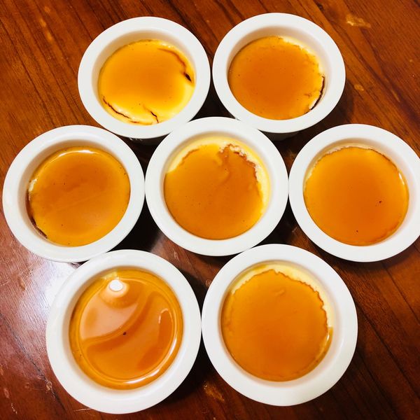 電鍋-蒸雞蛋布丁：kitty 一起做