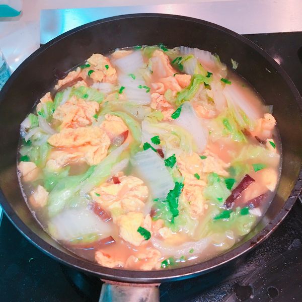 蛋酥滷白菜 : 貪食鬼一起做