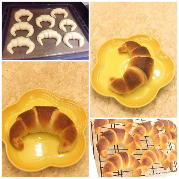 鹽味羊角麵包 【麥典實作坊麵包專用粉】 : 夢田一起做