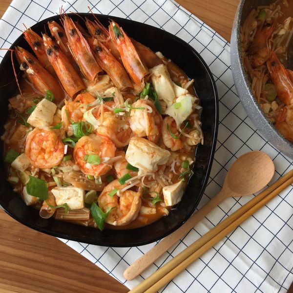 鮮蝦豆腐煲【家樂福廚神大賽】 : 菜單研究所一起做