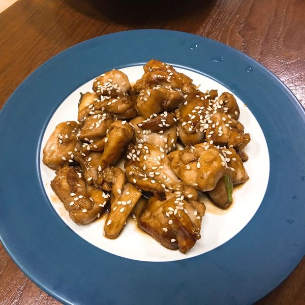 照燒鮮嫩雞丁 : Han-Yu Chang一起做