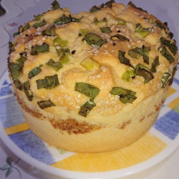 香蔥肉鬆戚風蛋糕 : 羅偵源一起做