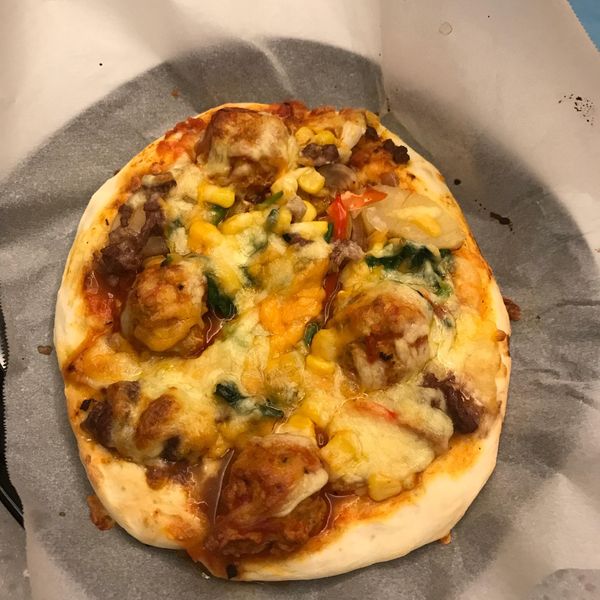 免揉薄脆比薩 : Hao wife ㄟ苦情廚房一起做