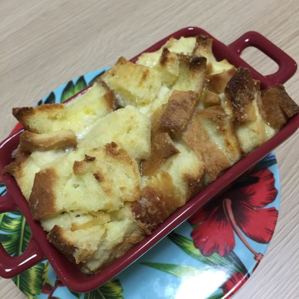 英式麵包布丁【超簡易甜點】 : 焦糖布丁一起做