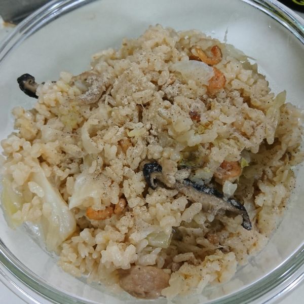 【厚生廚房】高麗菜飯 : mine1123一起做