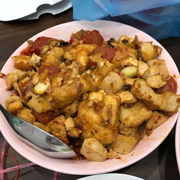 麻婆豆腐佐香煎鯛魚片:luen 一起做