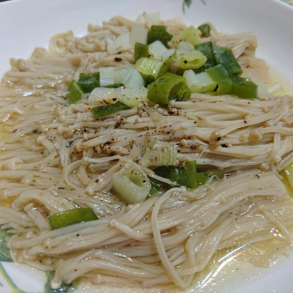 零技巧～奶油金針菇 : Chaderda一起做