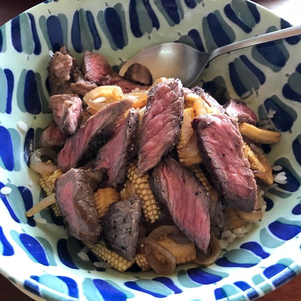 牛小排丼飯 : 盧亦柔一起做