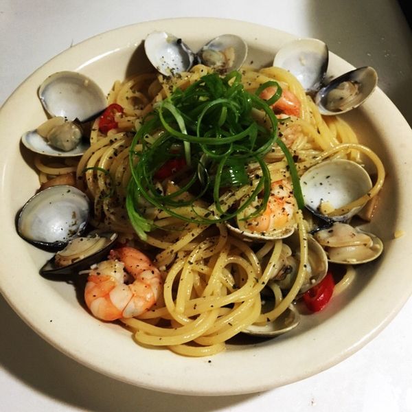 白酒蛤蜊義大利麵（自製義大利麵條）：Vic Chen 一起做