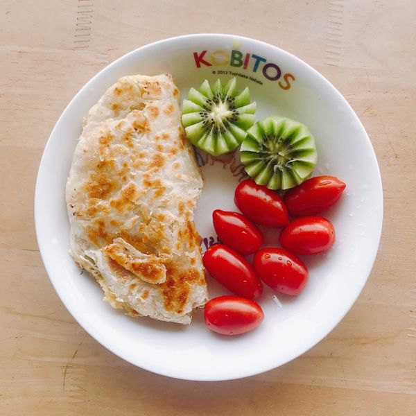 玉米起司蔥抓餅:ash 一起做