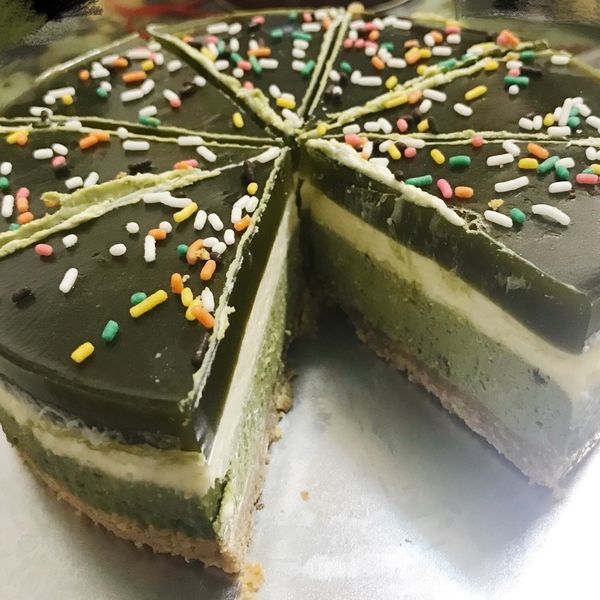 🍵抹茶凍乳酪蛋糕🍵（6吋、免烤箱） : Jiaying Wu一起做