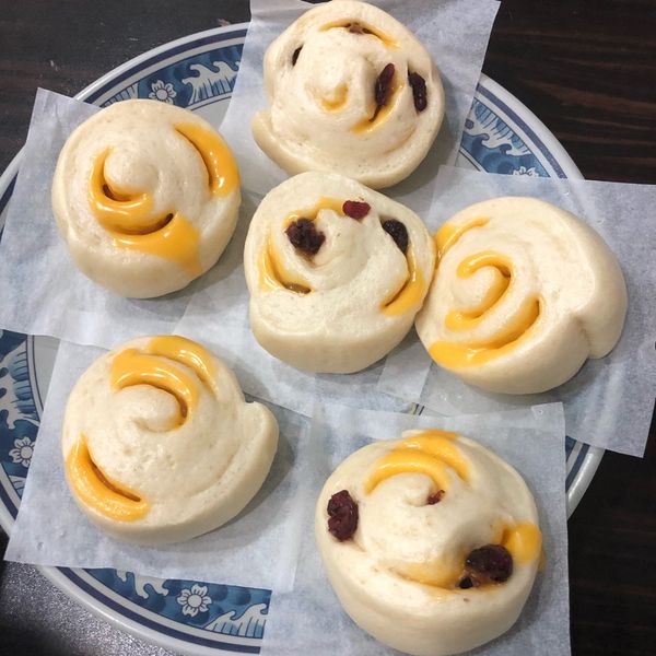 香濃牛奶起士饅頭 : Jing Yi Liou一起做