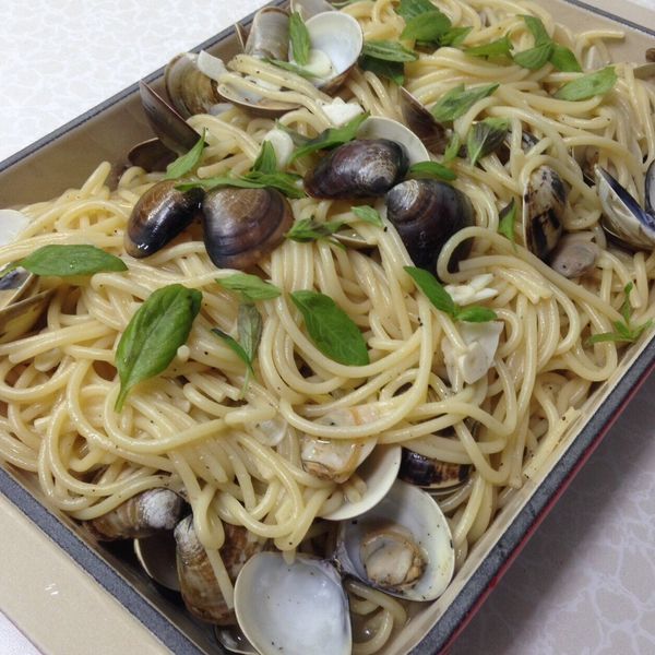 白酒蛤蜊義大利麵 : Aileen Chou一起做