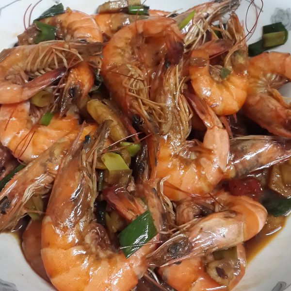 家常炒白蝦：Anna Liu 一起做