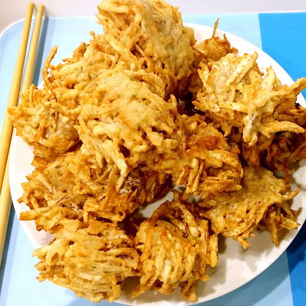 炸地瓜籤 (地瓜絲餅)：Phoebe Ho 一起做