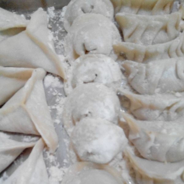 菠菜水餃 : Li一起做