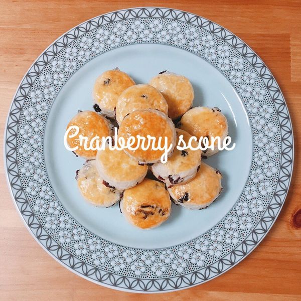 蔓越莓司康（scone) : Elaine Lin一起做