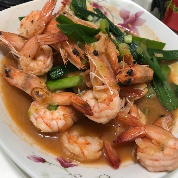 蒜香椒鹽炒蝦【家常好味道】 : Brad Cheng一起做