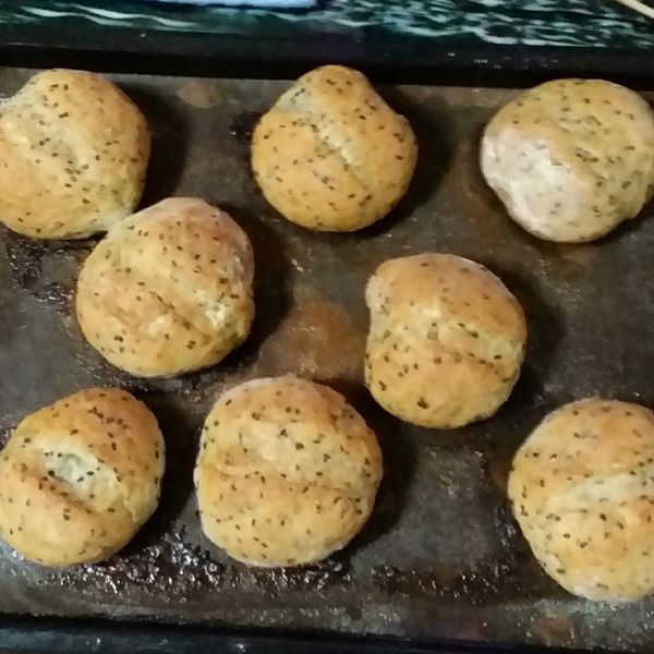 芝麻軟法麵包 : 孔彥偵一起做