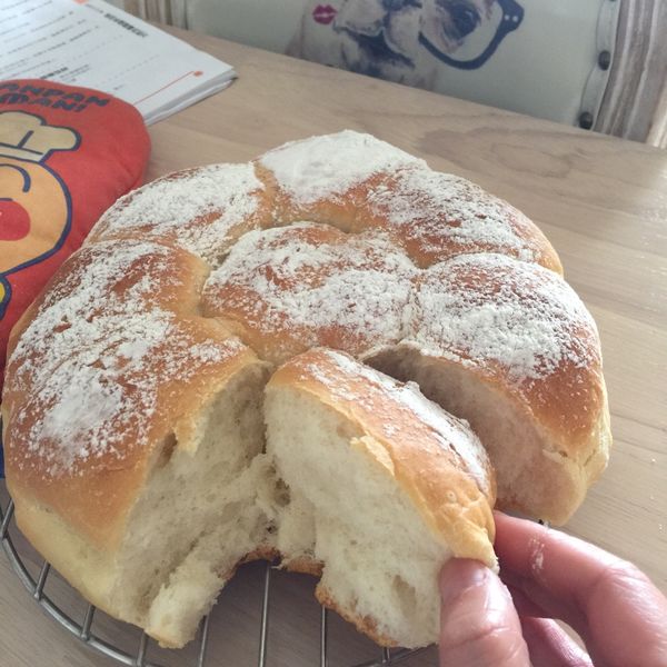 超鬆軟煉乳餐包 : 白妍一起做