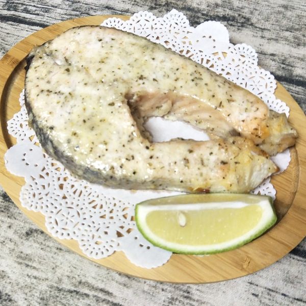 無油煙料理《蒜香奶油烤鮭魚》 : ♥吃貨人生♥一起做