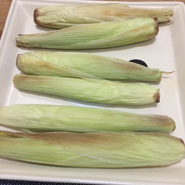 懶人零失手烤帶殼玉米筍：黃婉媛 一起做