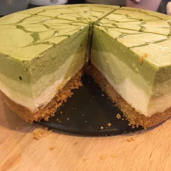 抹茶生乳酪蛋糕 : Yu Jie Lin一起做