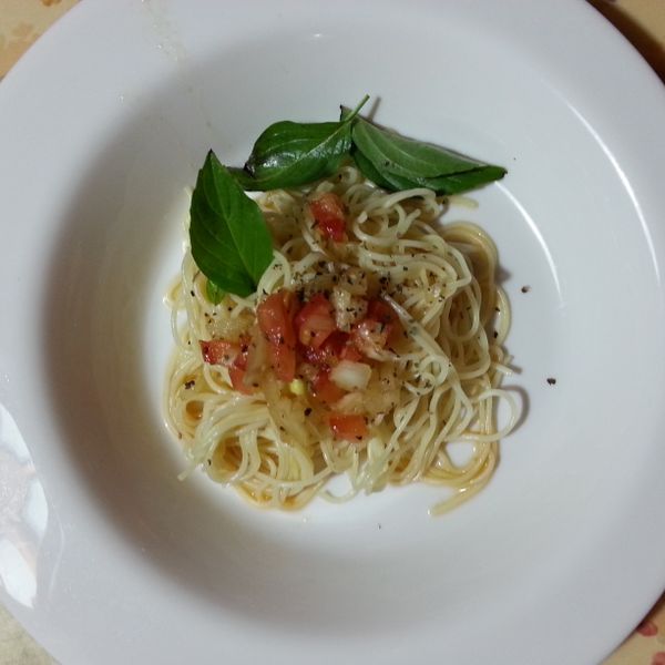 ♫【義大利番茄沙拉天使冷麵】：fredashen 一起做