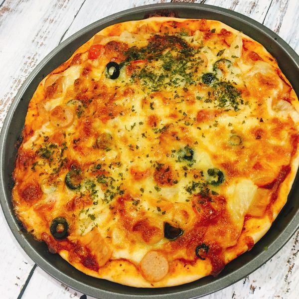 薄皮批薩:美欣 一起做