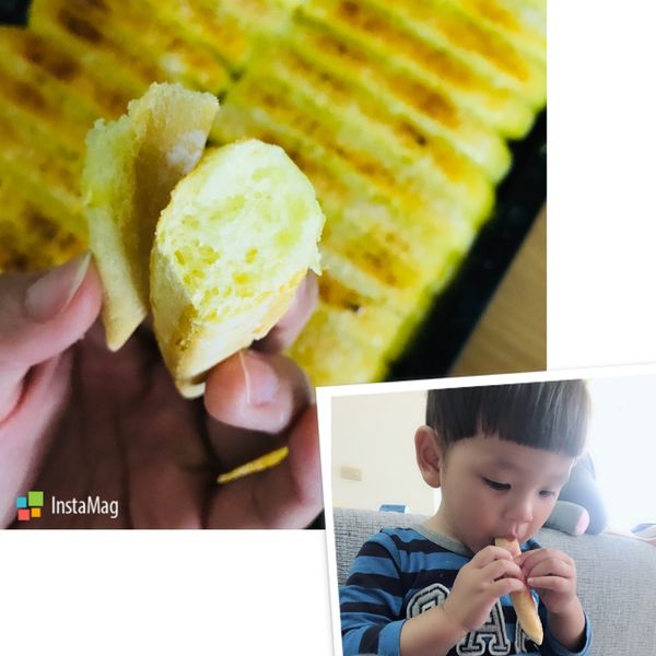 黃金薯麵包條[無糖無油無奶] : 拍盜頂一起做