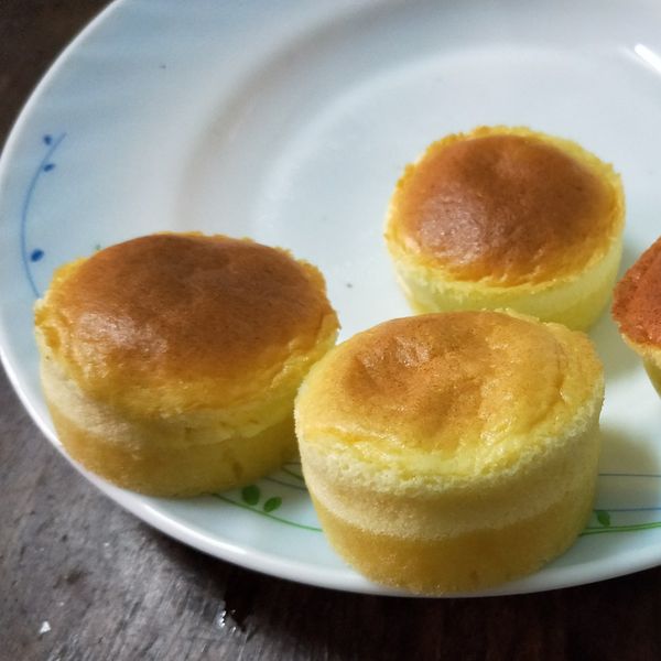 起士片輕乳酪蛋糕：apple 一起做