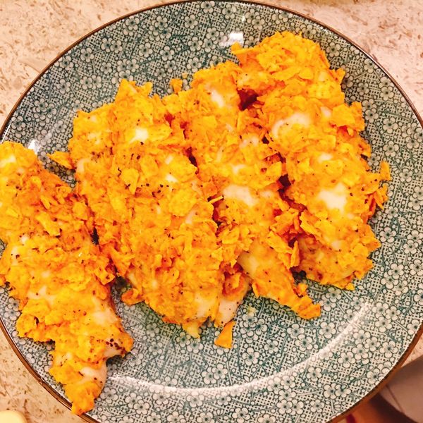 玉米片免炸雞柳條：Shirley Lee 一起做