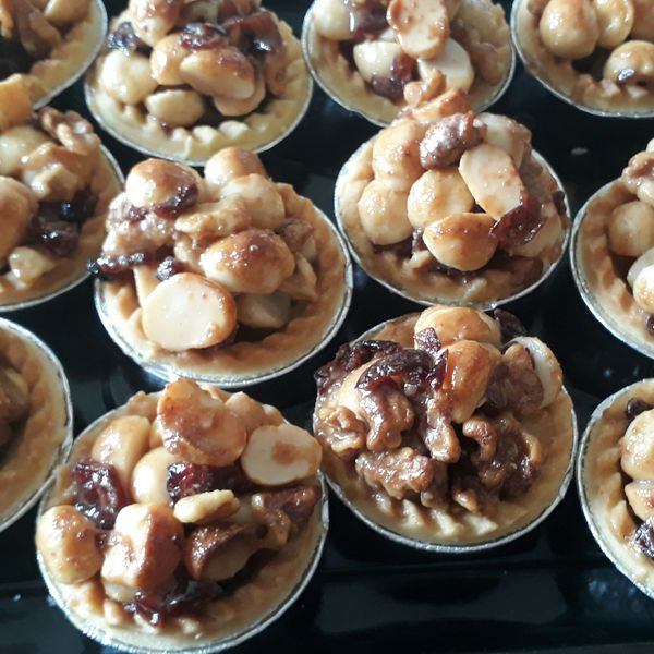 焦糖夏威夷豆塔 : Lin Carol一起做