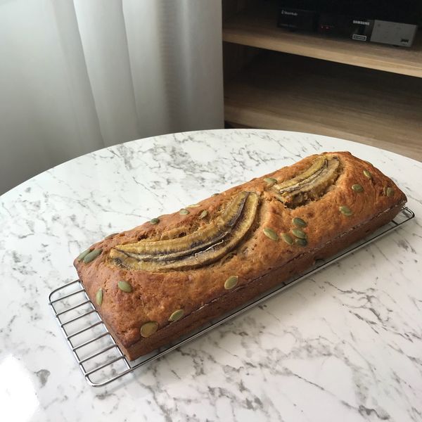 香蕉蛋糕好吃的秘訣：Penny 一起做