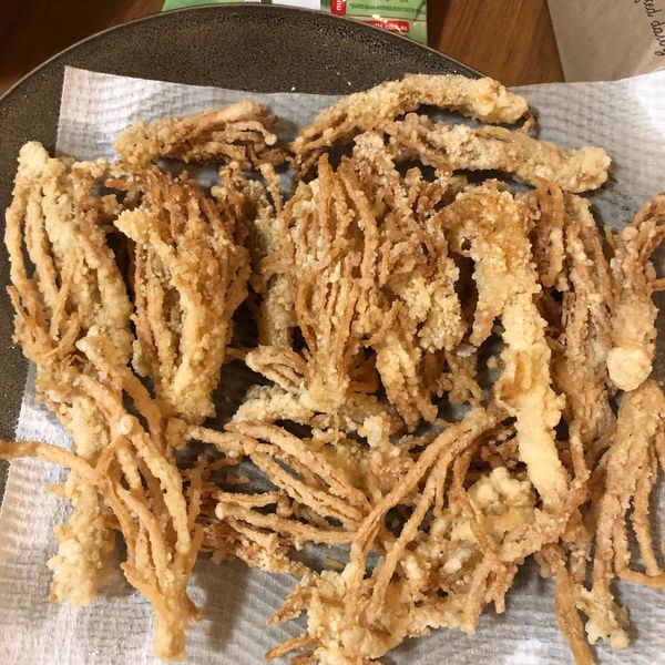下酒菜之酥炸金針菇 : 😋珍愛吃廚房😋一起做