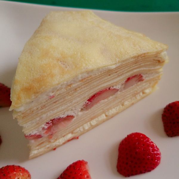 芒果千層蛋糕：承 一起做